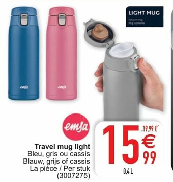 Cora Travel mug light aanbieding