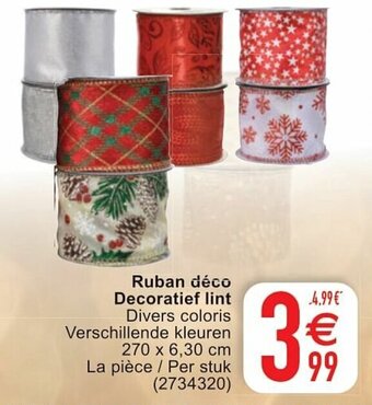 Cora Ruban deco Decoratief lint aanbieding