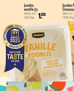 Jumbo Jumbo vanille ijs aanbieding