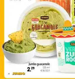 Jumbo Jumbo guacamole 125 ml aanbieding