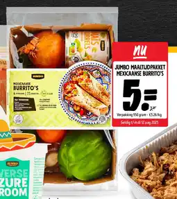 Jumbo Jumbo maaltijdpakket mexicaanse burrito’s aanbieding