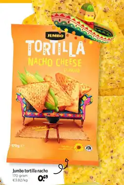 Jumbo Jumbo tortilla nacho 170 gram aanbieding