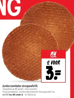 Jumbo Jumbo roomboter stroopwafel XL aanbieding