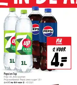 Jumbo Pepsi en 7up aanbieding