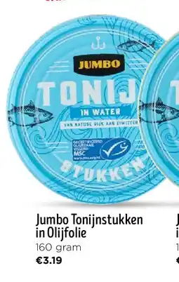 Jumbo Jumbo Tonijnstukken in Olijfolie aanbieding