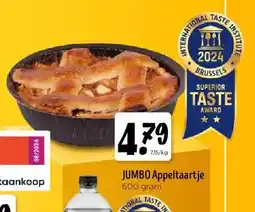 Jumbo JUMBO Appeltaartje 600 gram aanbieding