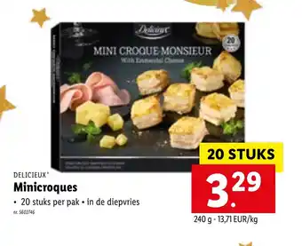 Delicieux Minicroques 20 stuks 240g