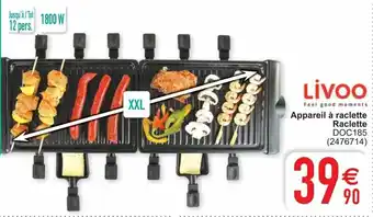 Cora Livoo Appareil a raclette Raclette aanbieding