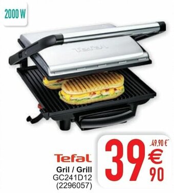 Cora Tefal Gril/Grill GC241D12 aanbieding