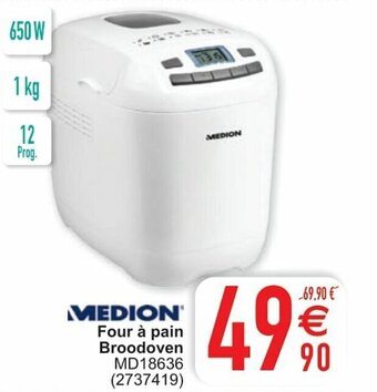 Cora Medion Four a pain Broodoven MD18636 aanbieding