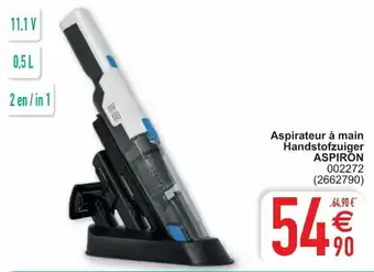 Cora Aspirateur a main Handstofzuiger Aspiron aanbieding