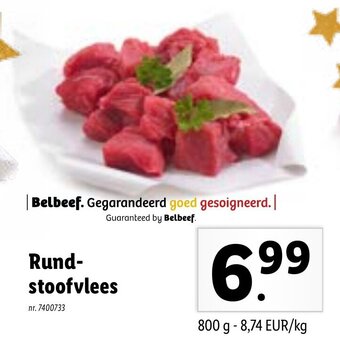 Lidl Rundstoofvlees 800g aanbieding