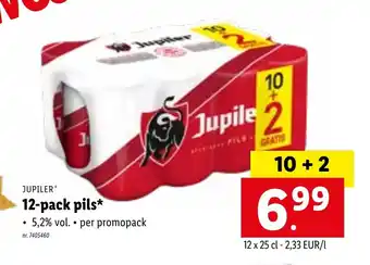Lidl Jupiler 12-pack pils 12 x 25 cl aanbieding