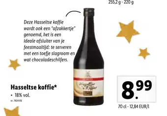 Lidl Hasseltse koffie 70 cl aanbieding