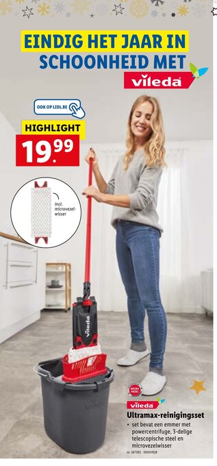 Lidl Vileda Ultramax-reinigingsset aanbieding