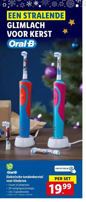 Lidl Oral-B Elektrische tandenborstel voor kinderen per set aanbieding