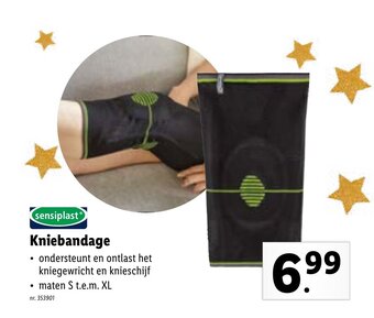Lidl Sensiplast Kniebandage aanbieding