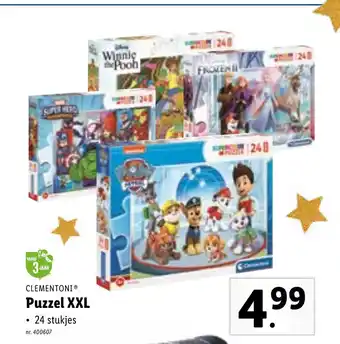 Lidl Clementoni Puzzel XXL 24 stukjes aanbieding