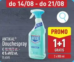 ALDI Antikal Douchespray aanbieding