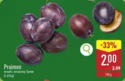 ALDI Pruimen aanbieding