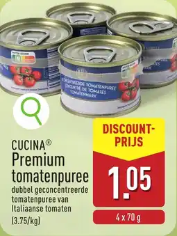 ALDI Cucina Premium tomatenpuree aanbieding