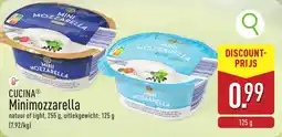 ALDI Cucina Minimozzarella aanbieding