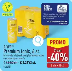 ALDI River Premium tonic aanbieding