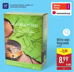ALDI Witte wijn Valgrande aanbieding