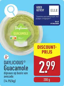 ALDI Daylicious Guacamole aanbieding