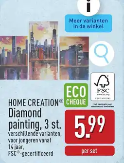 ALDI Home Creation Diamond painting aanbieding