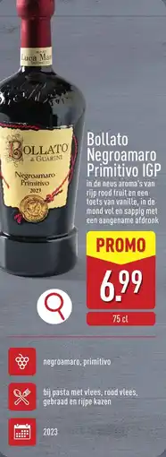 ALDI Bollato Negroamaro Primitivo IGP aanbieding