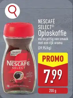 ALDI Nescafé select Oploskoffie aanbieding