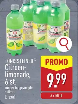 ALDI Tönissteiner citroen-limonade aanbieding