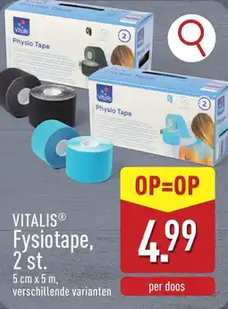 ALDI Vitalis Fysiotape aanbieding