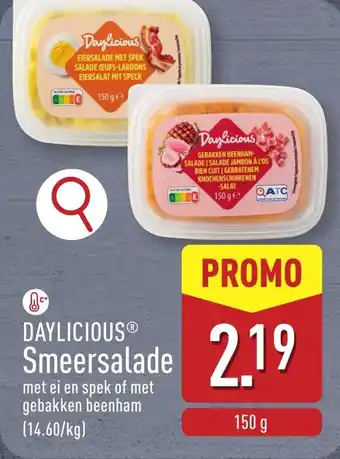 ALDI Daylicious Smeersalade aanbieding