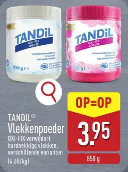 ALDI Tandil Vlekkenpoeder aanbieding