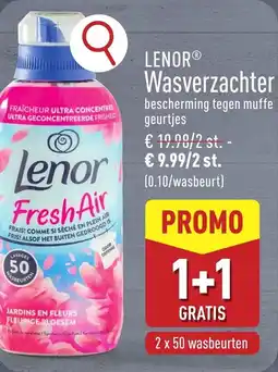 ALDI Lenor Wasverzachter aanbieding