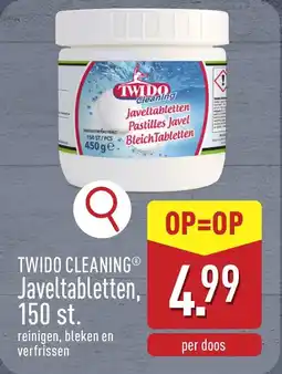 ALDI Twido cleaning Javeltabletten aanbieding