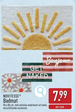 ALDI Novitesse badmat aanbieding