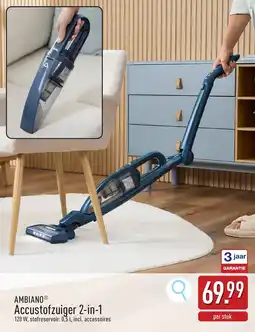 ALDI Ambiano Accustofzuiger 2-in-1 aanbieding