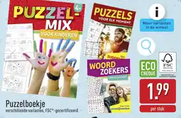 ALDI Puzzelboekje aanbieding