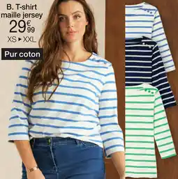 Damart B. T-shirt maille jersey aanbieding