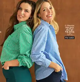 Damart C. Chemise tissu doux aanbieding