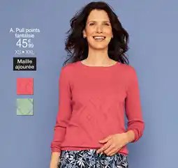 Damart Pull points fantaisie aanbieding