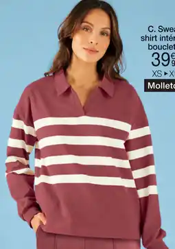 Damart Sweat shirt intér bouclet aanbieding