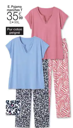 Damart Pyjama manches T aanbieding