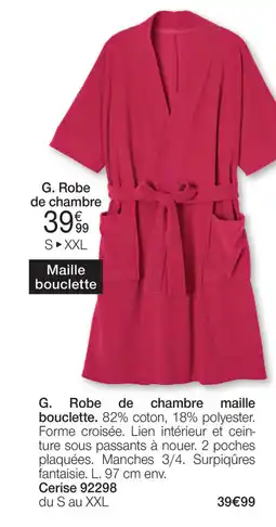 Damart G. Robe de chambre aanbieding