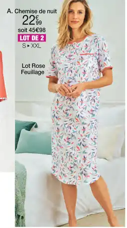Damart Chemise de nuit aanbieding