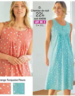 Damart Chemise de nuit aanbieding