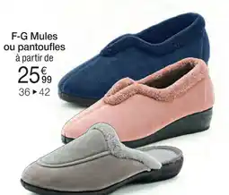 Damart Mules ou pantoufles aanbieding
